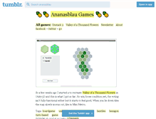 Tablet Screenshot of ananasblau.com